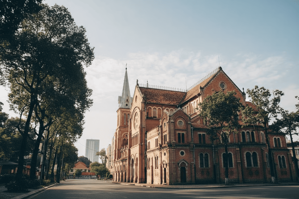 Notre Dame Cathedral of Saigon is a timeless icon in the heart of Ho Chi Minh City